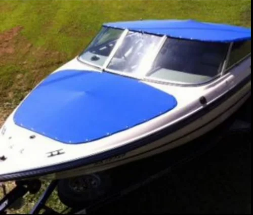 Canvas Man of Topeka completed project — custom awnings, boat covers and upholstery work